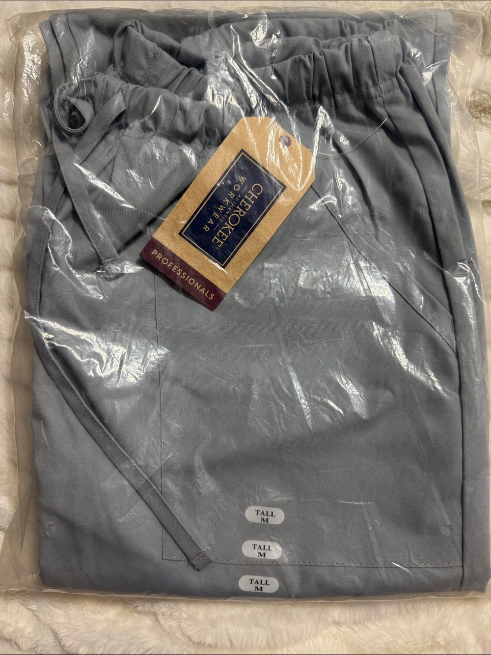 Cherokee Men’s Light Gray Drawstring Jogger Pants